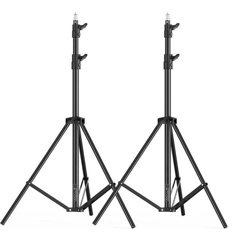 

Not Applicable Coopic Heavy Duty Aluminium Alloy Photo Studio Light Stand, 9ft, 2 Pieces, L280, Black