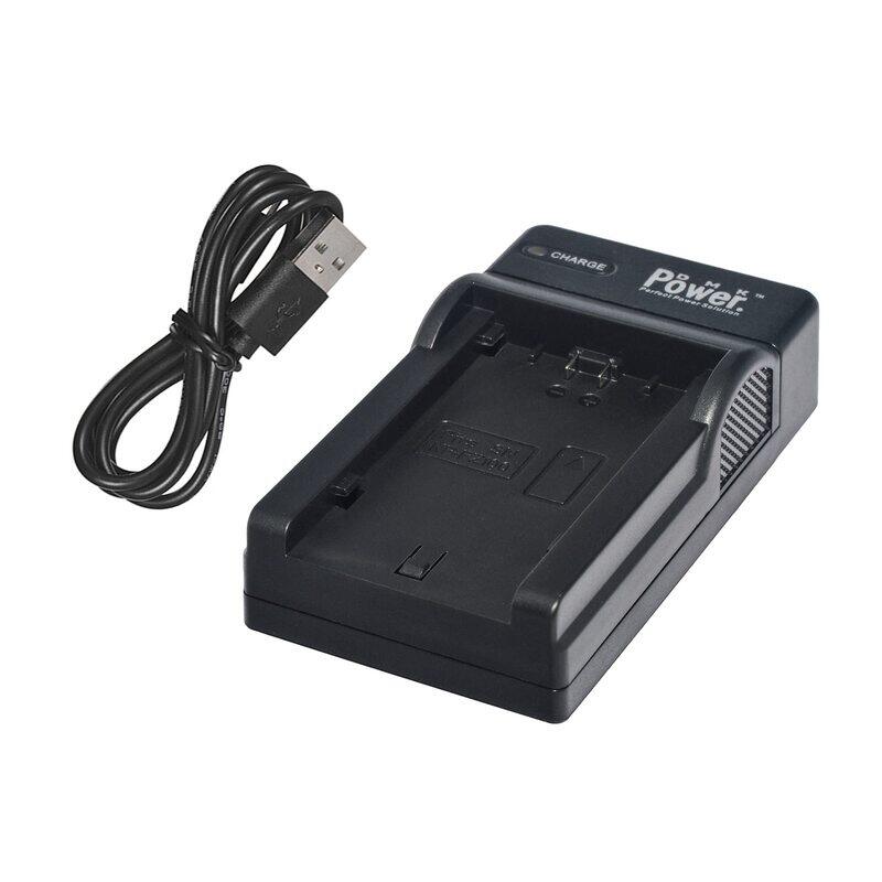 Dmkpower NP-FZ100 Single Slot USB Charger for Sony Camera, Black