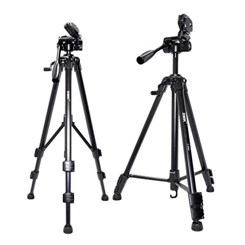 DMK Power T590 Tripod With Mobile Holder & Caring Case for Sony, Black