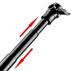 Coopic Aluminium Alloy 3 Section Telescopic Background Support, 10ft, Black