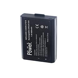 DMK Power LP-E10 860mAh Battery with Battery Charger for Canon EOS Rebel T3/T5/T6/T7/Kiss X50/Kiss X70/EOS 1100D/EOS 1200D/EOS 1300D/EOS 2000D Digital Cameras, Black
