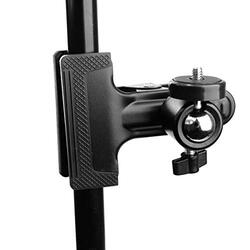 Coopic 3 Piece Metal Tripod Clip Clamp Mount For Canon Nikon Flash Lighting Speedlite DSLR Camera Camcorder, Black