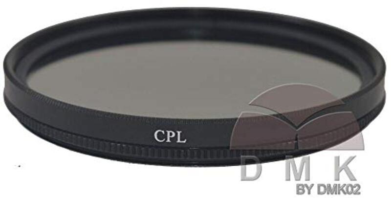 Dmkpower 55mm CPL Lens Filter, Black