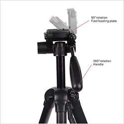 DMK Power DMK T800 3 in 1 Tripod & Monopod With Tripod Bag for SLR & DSLR Camera, Black