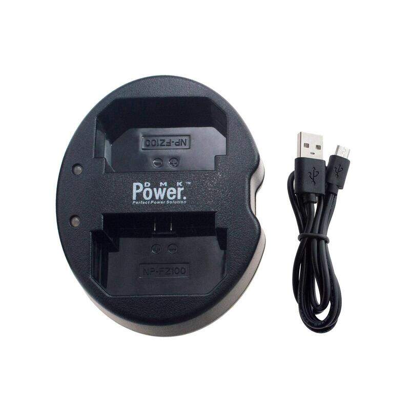 

Unspecified Dmkpower NP-FZ100 Double USB charger for Sony Camera, Black