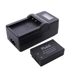 DMK Power LP-E17 Battery & LCD Charger TC1000 Compatible with Canon M3 750D 760D Kiss X8i T6i T6s Camera, Black
