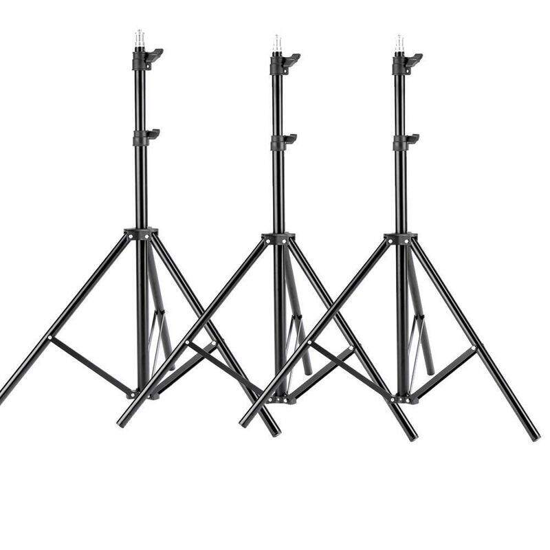 

Not Applicable Coopic Photography Tripod Light Stands for Studio Kits/Video/Lights/Softboxes/Reflectors, 3 Pieces, Black