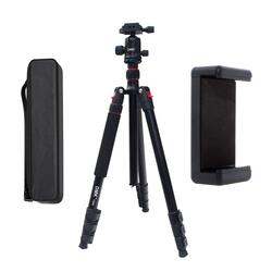 DMK Power T264 Tripod With Mobile Holder & Tripod Bag for SLR & DSLR Camera, Black