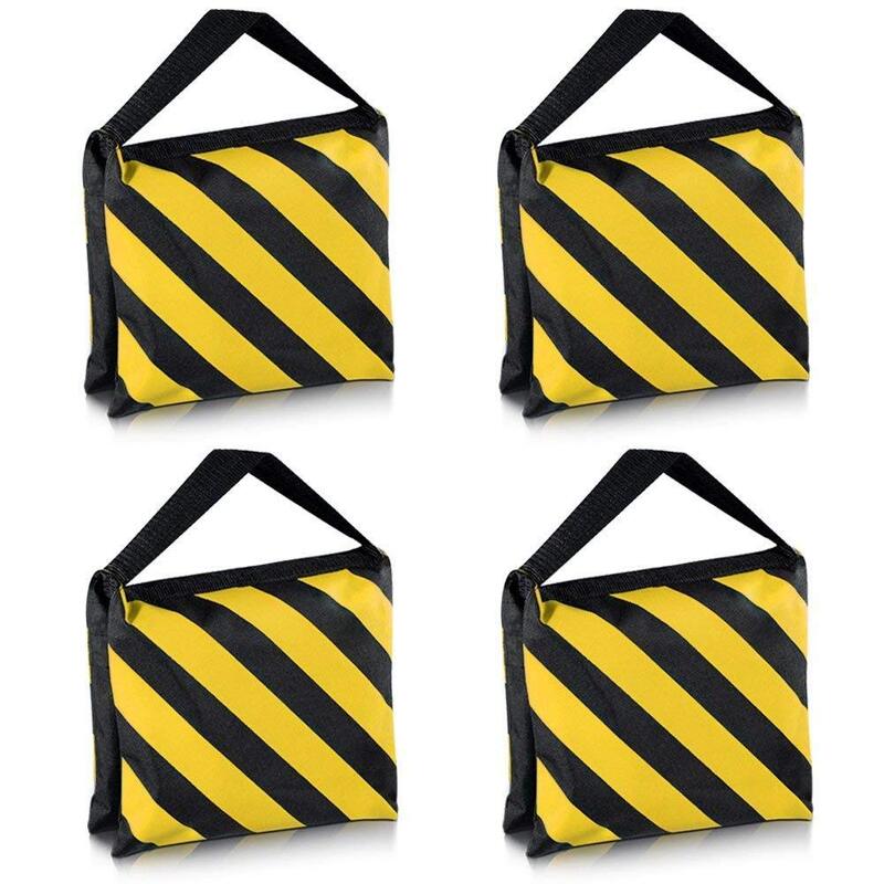 Coopic Heavy Duty Sand Bag for Photography/Studio/Video/Stage/Film/Light Stands, Yellow/Black