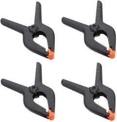 Coopic CC06 Muslin Backdrop Background Clamp Clip, 4 Pieces, Black