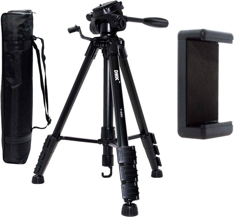 

DMK Power T690 Tripod With Mobile Holder for Canon, Black