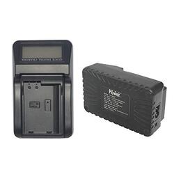 DMK Power EN-EL15A LCD Quick Charger Battery Charger Compatible with Nikon Digital SLR Cameras, Black