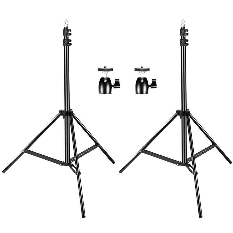 

Not Applicable Coopic L200 200cm/80 inches Adjustable Light Stands with 1/4-inch Screw Tripod Mini Ball Head Hot Shoe Adapters for HTC Vive VR, Video, Portrait, Prod