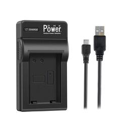 DMK Power EN-EL14 Battery USB Charger TC-USB for Nikon D5500/D5300/D5200/D3300/3200 Cameras, Black