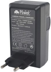 DMK Power EN-EL5 TC600E Travel Charger for Nikon CoolPix 3700 4200 5200 5900 7900 P3 P4 P80 P90 P100, Black