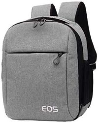 Coopic BP-08L Waterproof Canvas Camera Backpack, Large, Grey