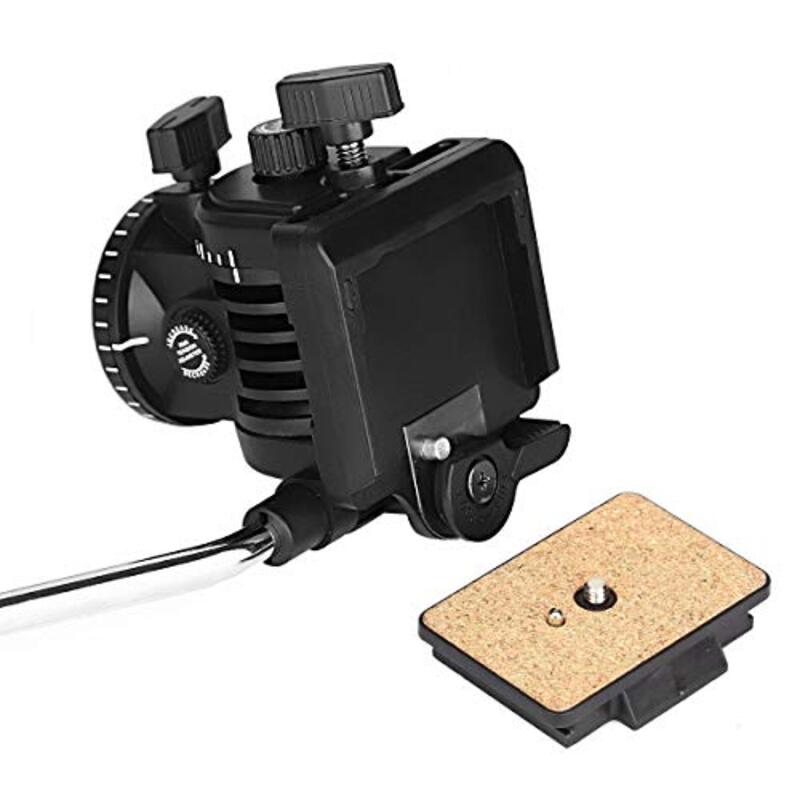 Coopic CP-TH05 Video Camera Tripod Action Fluid Drag Pan Head for Canon/Nikon/Sony DSLR Camera & Camcorder Shooting Filming, Black