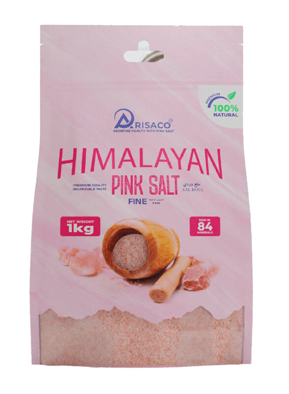 

Arisaco Himalayan Fine Grain Pink Salt Pouch, 1 Kg