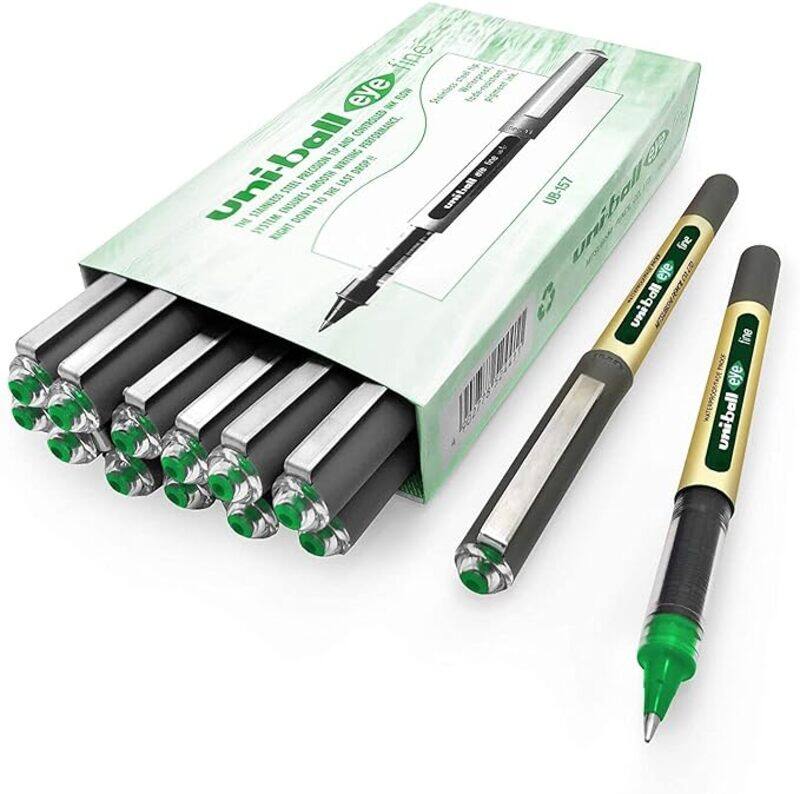 

Uni Ball PEN UNIBALL EYE FINE ROLLER PEN GREEN UB157-Green