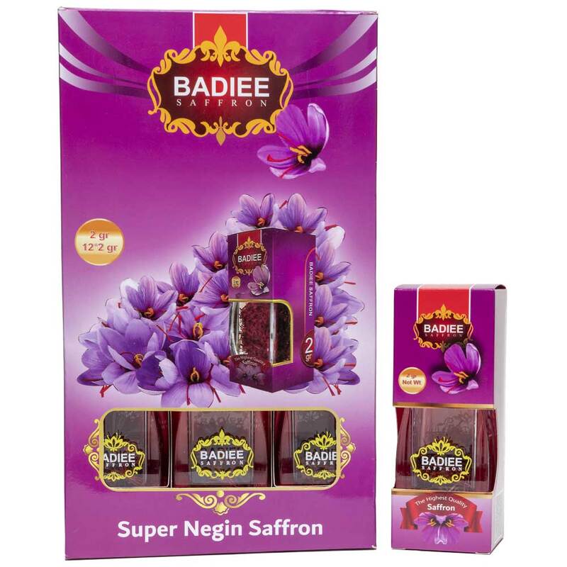 Family Pack of Badiee Super Negin Saffron - 12 x 2 Grams - Premium Quality Saffron Threads, Rich Flavor & Aroma, Perfect for Cooking & Infusions (Kesar, Azafran, Zafaran, Safron)