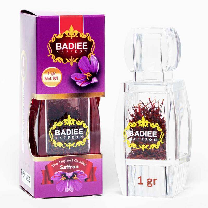 

Badiee Super Negin Saffron 1 Grams - Premium Quality Saffron Threads, Rich Flavor & Aroma, Perfect for Cooking & Infusions (Kesar, Azafran, Zafaran, S