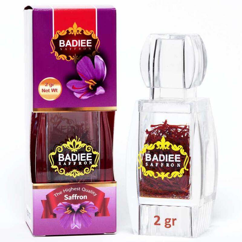 

Badiee Super Negin Saffron 2 Grams - Premium Quality Saffron Threads, Rich Flavor & Aroma, Perfect for Cooking & Infusions (Kesar, Azafran, Zafaran, S