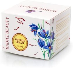 Badiee Beauty Saffron Cream, An Ultimate Solution for Oily, Dry, and Dull Skin, Ensuring Effortless Absorption While Soothing Itchy Skin, 50 g