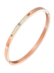Lee Cooper Stainless Steel Arm Bracelet for Women, Rose Gold, LC.B.01248.440