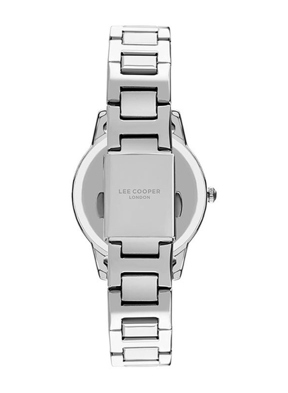 Lee Cooper Elegance Analog Watch for Women with Stainless Steel Band, LC07438.460, Silver-Grey