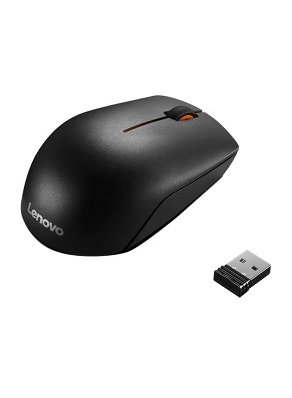 

Lenovo 300 Wireless Compact Optical Mouse, Black