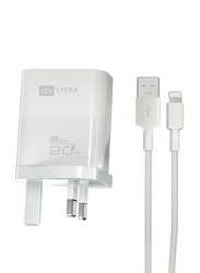 Lycka Boost QC 20W with Type-C Cable, White