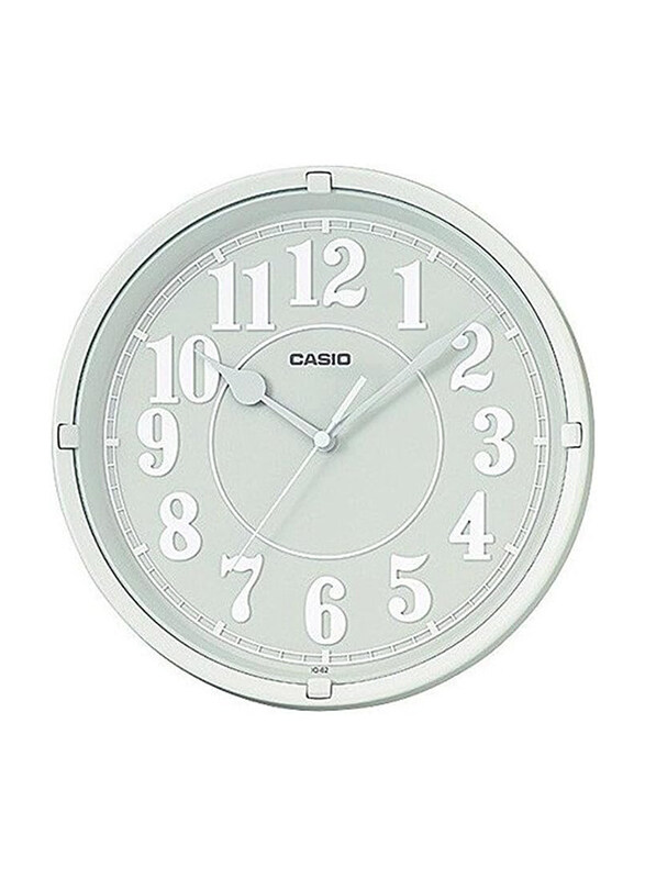

Casio Analog Wall Clock, IQ-62-8DF, Light Grey