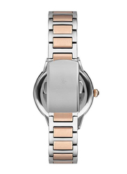 Beverly Hills Polo Club Analog Watch for Women Metal Band, Water Resistant, BP3235X.520.4, White/Rose Gold