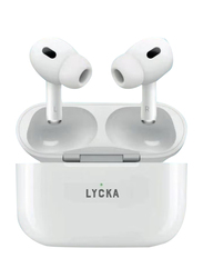 Lycka Bluetooth Beat Buds Pro 2.0 TWS Earbuds with Noice Cancellation, White