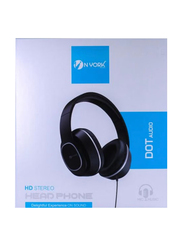 Nyork Over-Ear Dot Audio Stereo Headphone, Black