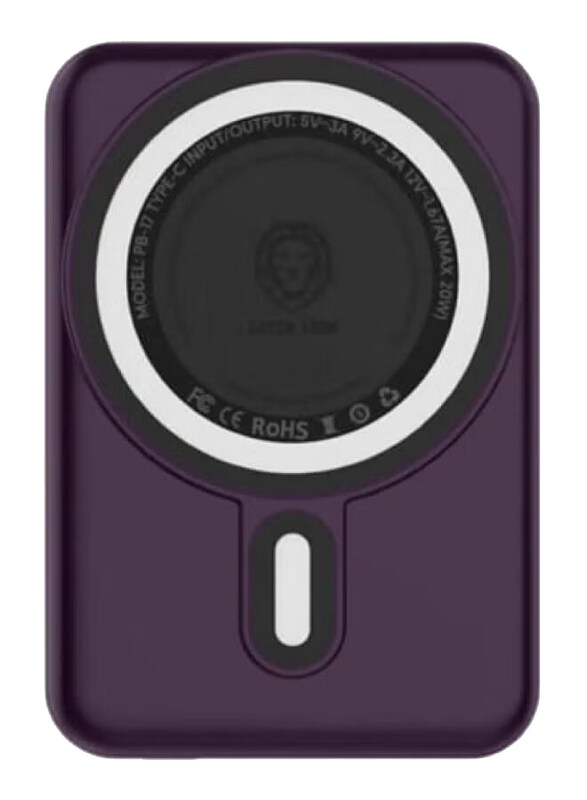 

Green Lion 10000mAh Megasafe Power Bank with Kick Stand, Purple