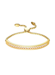 Lee Cooper Stainless Steel Arm Bracelet for Women, Gold, LC.B.01029.130