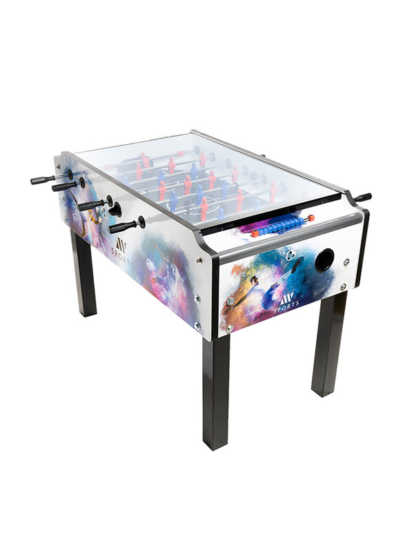 

Admiral World Sports Glass Covered Foosball Table, Multicolour