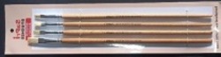 BRUSH SAPRI 56 WHITE BRISTLES FLAT  SET OF 4 FLAT(Nos 1-2-4-6)