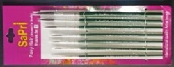 BRUSH SAPRI 52 SYNTHETIC HAIR  ROUND SET OF 7 (Nos 0-2-4-6-8-10-12)