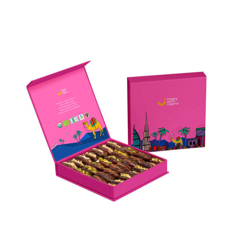 

Happy Earth Organic Organic Filled Dates Gift Box- Dubai Pink, 500g