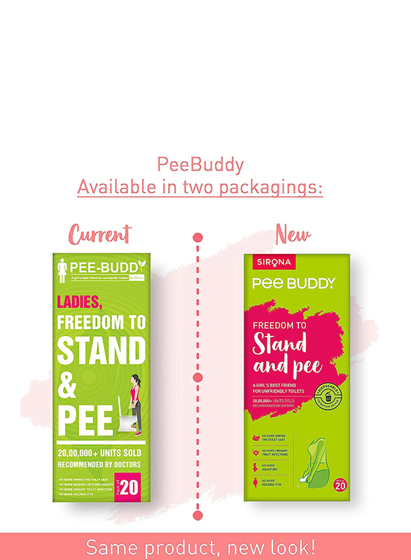 PeeBuddy Disposable Female Urination Device, 20 Funnels