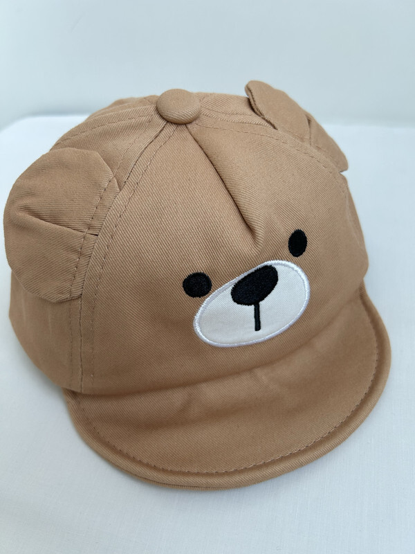 Wonder Kids durable bear caps, Adventurous Bear Caps are perfect for Beach, Travelling and outdoor activities, Comfortable for Kids and Versatile for any clothing styles, Macroon