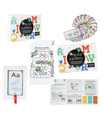 BUY RESPONSIBLY Eco Alphabets Flashcards Cards for Kids Ages 3-6 - Lowercase and Uppercase Letter Recognition Learning Game, Teacher Designed for Classroom, Preschool, Kids and Toddlers