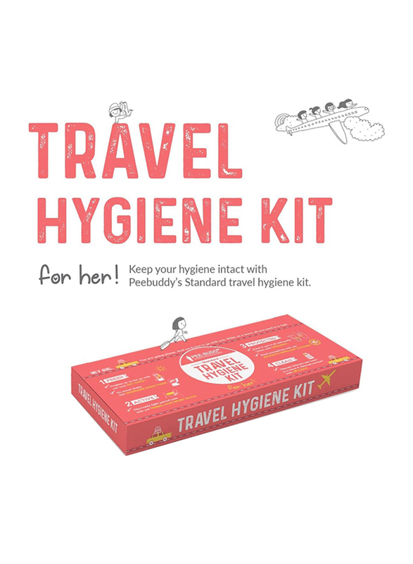 PeeBuddy Travel Hygiene Kit, Free Size