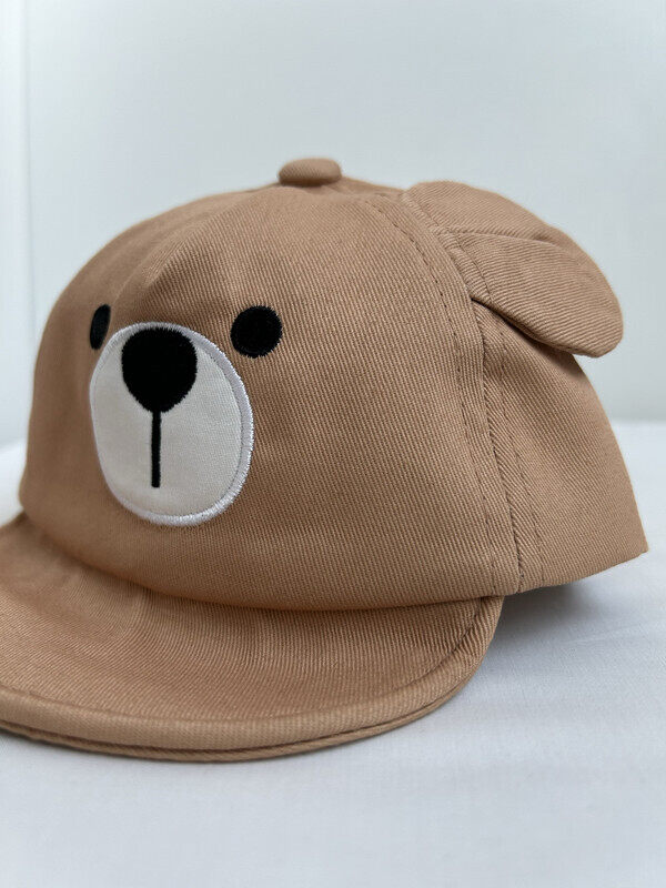 Wonder Kids durable bear caps, Adventurous Bear Caps are perfect for Beach, Travelling and outdoor activities, Comfortable for Kids and Versatile for any clothing styles, Macroon