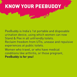 PeeBuddy Disposable Portable Female Urination Device, 20 Funnels