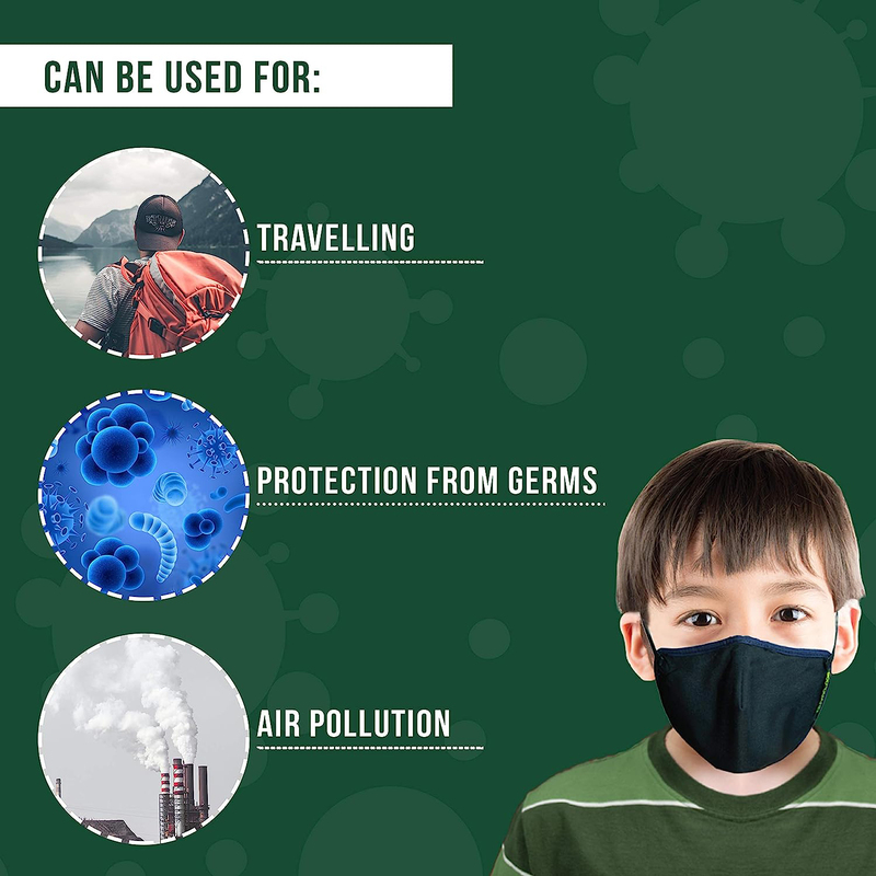 Bodyguard Reusable N95+PM2.5 Anti Pollution 5 Layer Face Mask, Small