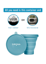 Sirona Collapsible Silicone Cup Holder Sterilizing Container Storage for Menstrual Cup, Free Size