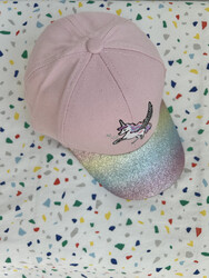 The Girl Cap durable cotton Kids Cap, Unicorn Kids Caps are Perfect for Beach, Travelling and Outdoor activities, Rainbow design Easy to match with Different Clothing Styles, Pink